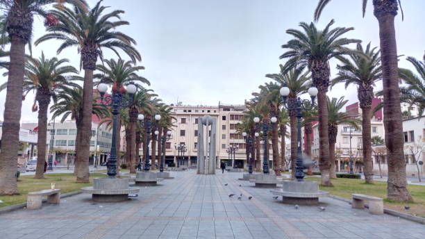 istock Place of 16 August in Oujda in Morocco 1131145824