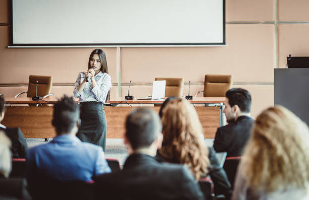 istock Business People at a Conference Event 1131146167