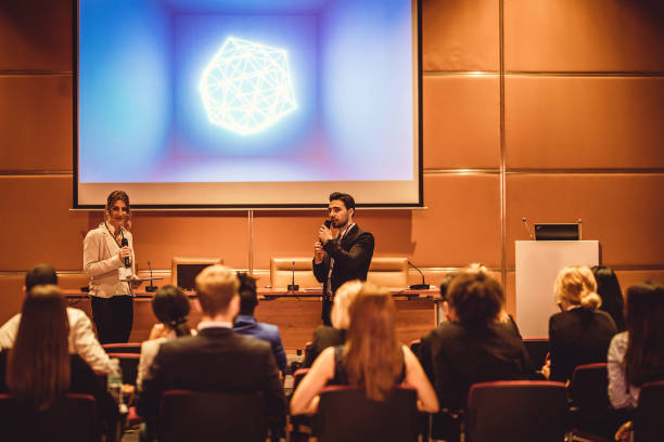istock Business People at a Conference Event 1131146858