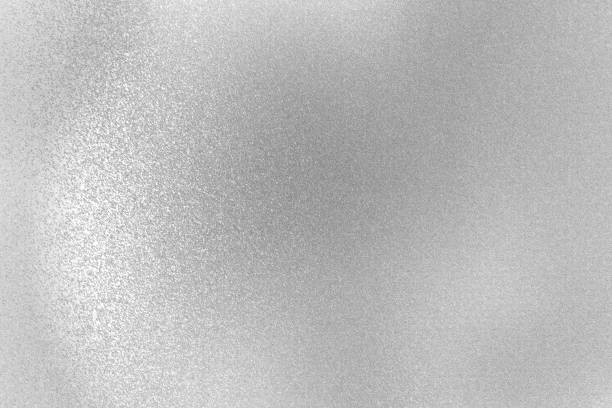 istock Reflection of wave silver metal, texture background 1131149306
