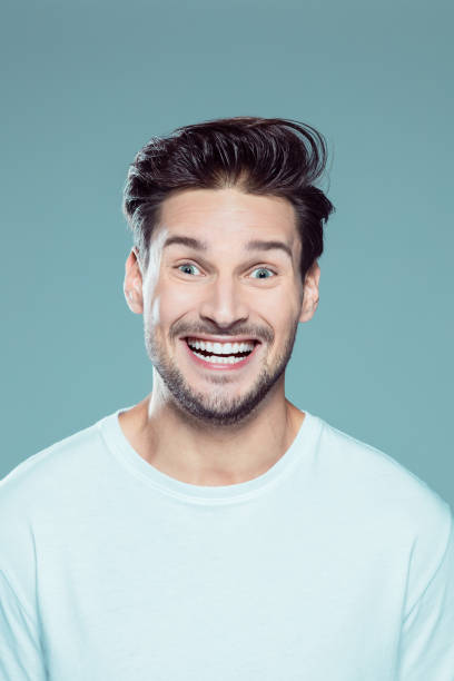 istock Young man with funny facial expression 1131151439