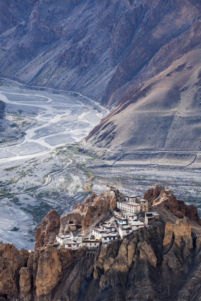 istock Dhankar monastry perched on a cliff in Himalayas, India 1131152591