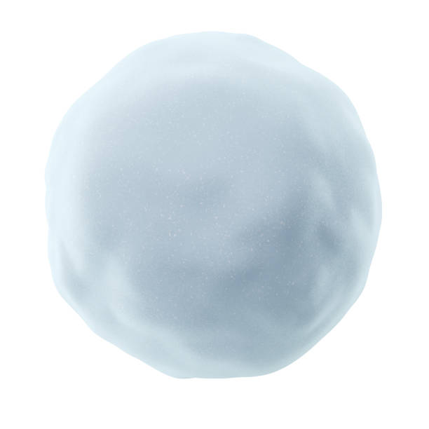 istock Snowball Isolated on White Background 1131153024