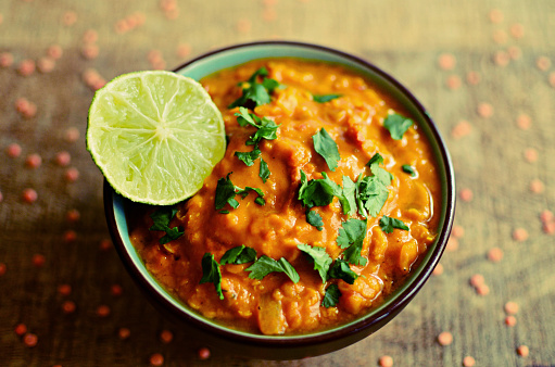 Red lentils dahl