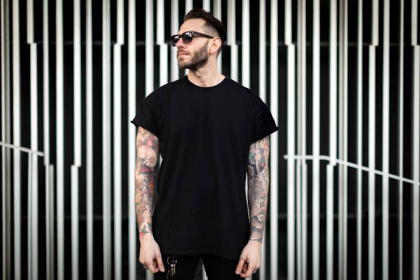 istock Portrait of tattooed young man 1131155808