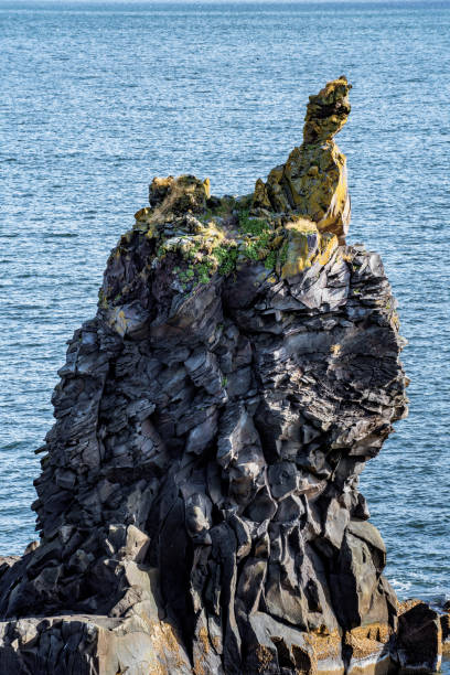 istock Bizarre rock formation from petrified lava 1131157884