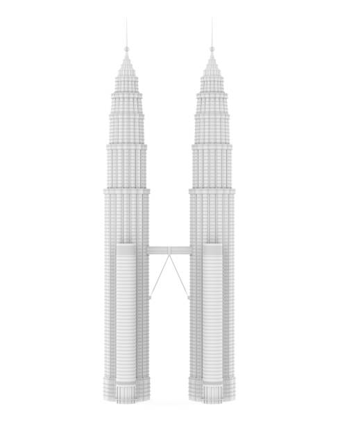 istock Kuala Lumpur Twin Tower Isolated 1131162569