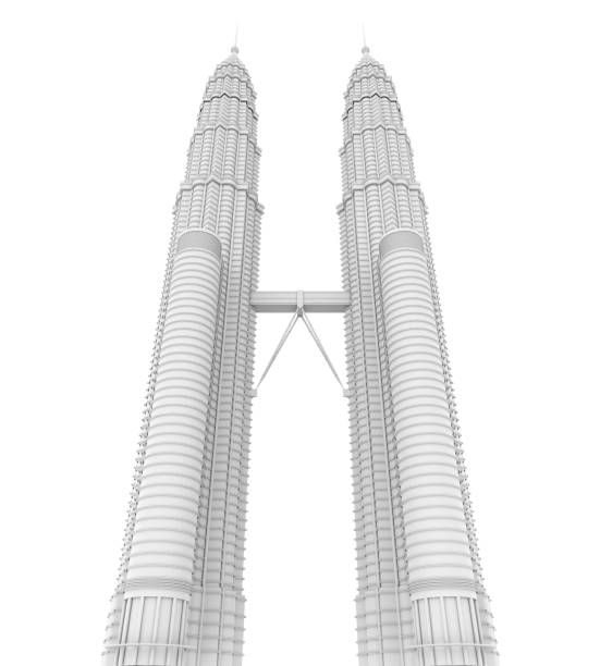 istock Kuala Lumpur Twin Tower Isolated 1131162599