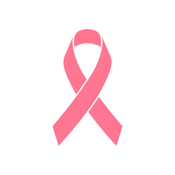 ilustrações, clipart, desenhos animados e ícones de fitas da consciência do cancro da mama - pink october