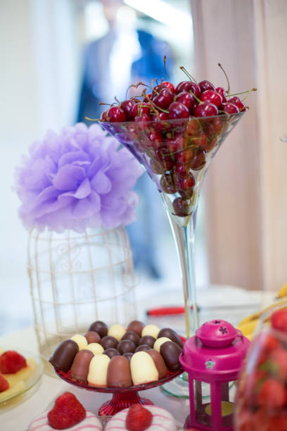 istock Delicious cakes on candy bar 1131165419