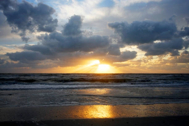 istock Dramatic sunset over the Gulf of Mexico. 1131168274