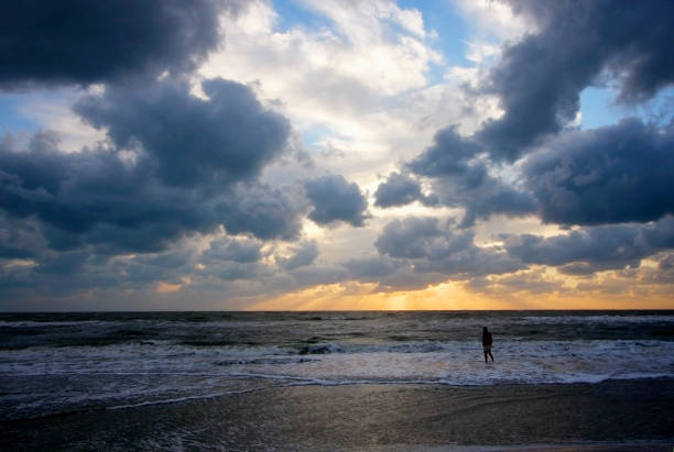 istock Dramatic sunset over the Gulf of Mexico. 1131168278