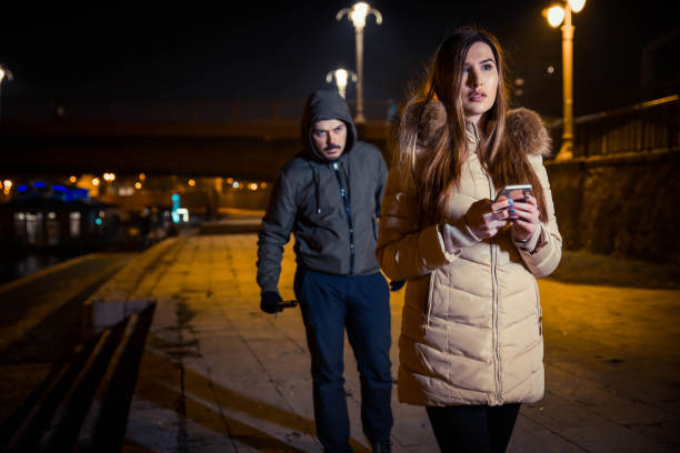 istock Woman In Danger at a Dark 1131171362