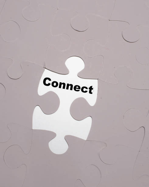 istock Puzzle pieces with the word connect . 1131173457