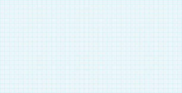 그래프 용지 그리드 라인 블루 - blueprint graph paper paper backgrounds stock illustrations