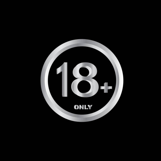 istock over 18+ only sign, no entry. Not Allowed Sign, warning symbol, vector illustration. 1131174726