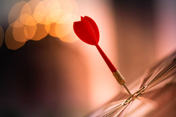 istock Target business, achieve and victory concept. 1131178376
