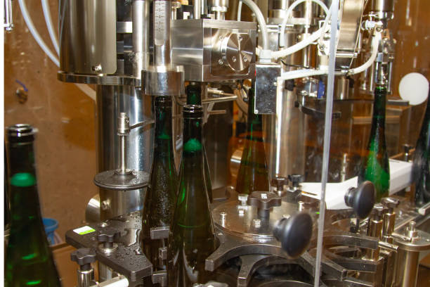 istock in a winery wine gets bottled automatically in a filling station 1131178759