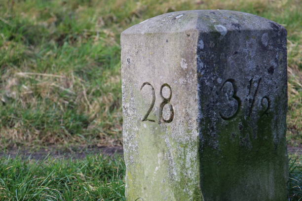 istock Mile Stone in the Sun 1131180173