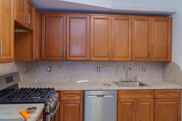 istock Custom kitchen in various of installation base cabinets 1131184224