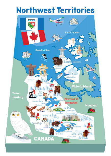 ilustrações de stock, clip art, desenhos animados e ícones de northwest territories - arctic bay