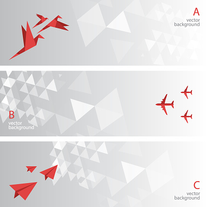 istock Abstract background banner set 1131188947