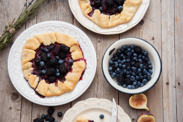 istock Figs and berries sweet pies 1131189126