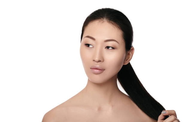 istock young asian woman with on white background 1131190674