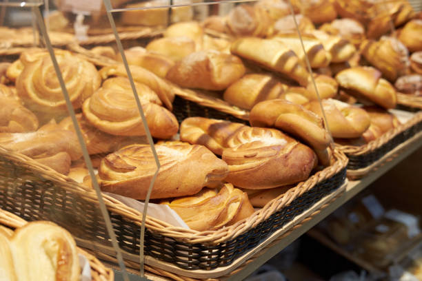 istock Fresh bakery for sale in superstore 1131191180