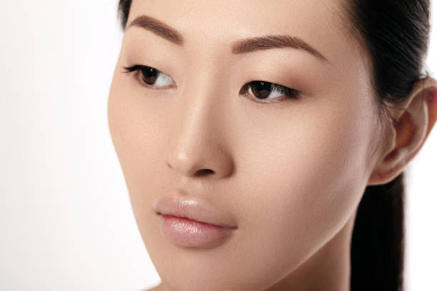 istock young asian woman with on white background 1131191345