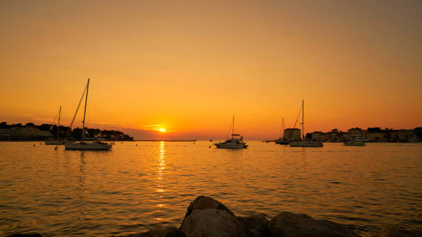 istock Sunset in Porec in Croatia 1131193969