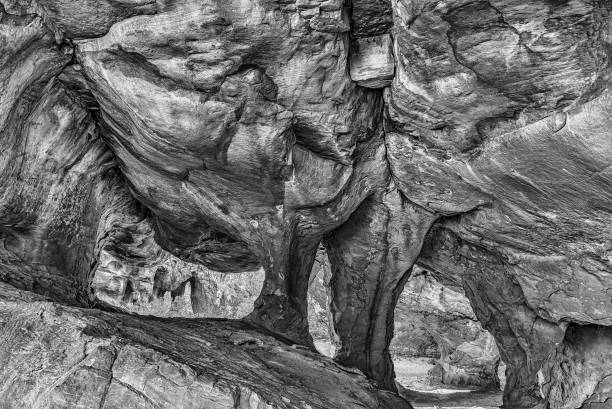 istock Main Stadsaal Cave in the Cederberg Mountains. Monochrome 1131194367