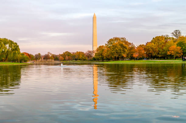 istock Reflections of the Washington Monument 1131198404