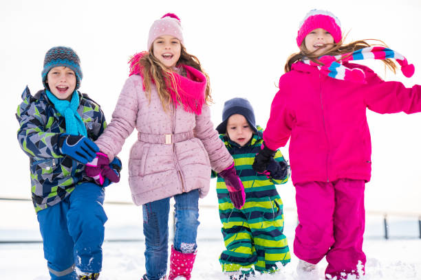 istock Children racing on snow 1131208412