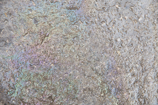 Old wall with white paint peeling off texture, Closeup Texture abstract old wall background,cement floor