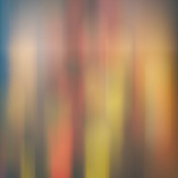 istock Abstract blurred vertical red, brown, yellow, gray spots. 1131218136