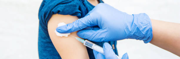 istock vaccination of children. An injection. Selective focus. 1131219480
