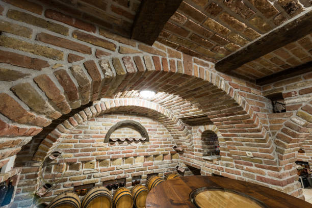 istock Wine cellar in luxury home interior 1131220660