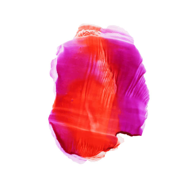 ilustrações, clipart, desenhos animados e ícones de fundo vermelho e cor-de-rosa abstrato da aguarela. fundo pintado mão do vetor. - multi colored floral pattern acrylic painting purple