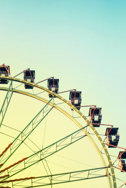 istock Ferris wheel in the evening lighting 1131221911