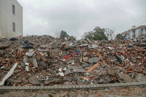 istock Torn down building in Suzhou China 1131229910