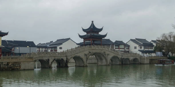 River bridge in Suzhou China