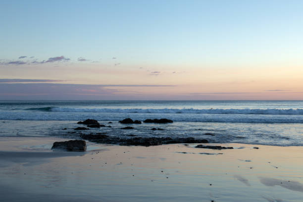 Sunset at Barrigona Beach sunset on playa barrigona sonne stock pictures, royalty-free photos & images