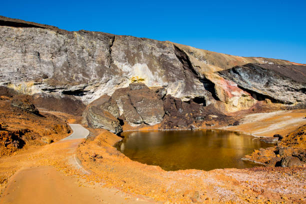 istock colored mountains and rocks of Rio Tinto, Andalusia, Spain 1131237239