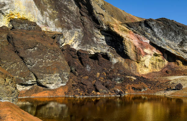 istock colored mountains and rocks of Rio Tinto, Andalusia, Spain 1131237252