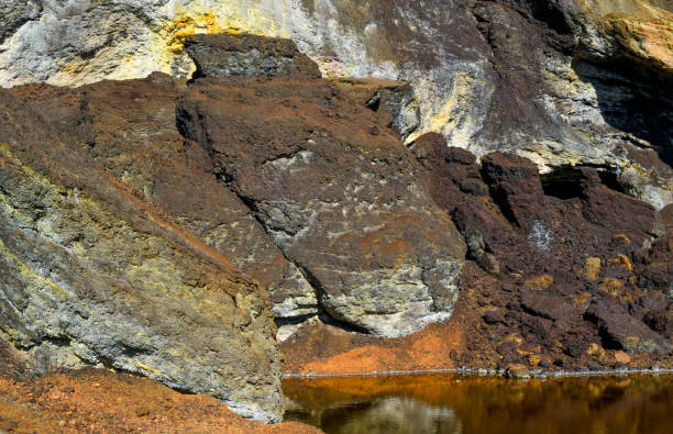 istock colored mountains and rocks of Rio Tinto, Andalusia, Spain 1131237263