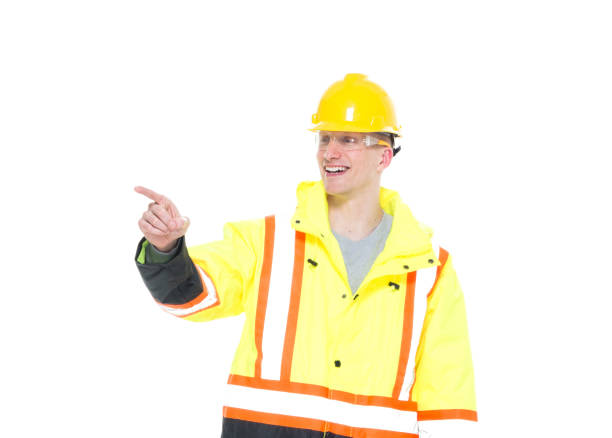 istock Good looking caucasian male construction worker 1131240524