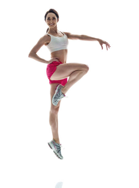 istock Beautiful athletic woman dancing gracefully 1131242071