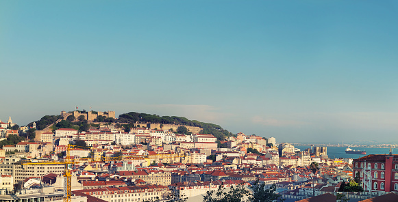 View of Lisbon's Castelo Baixa
