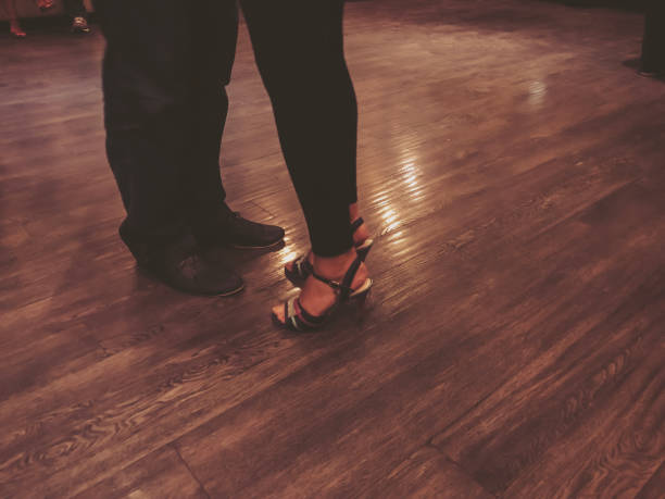 istock Tango dancing couple, legs in motion, snapshot in close 1131242110